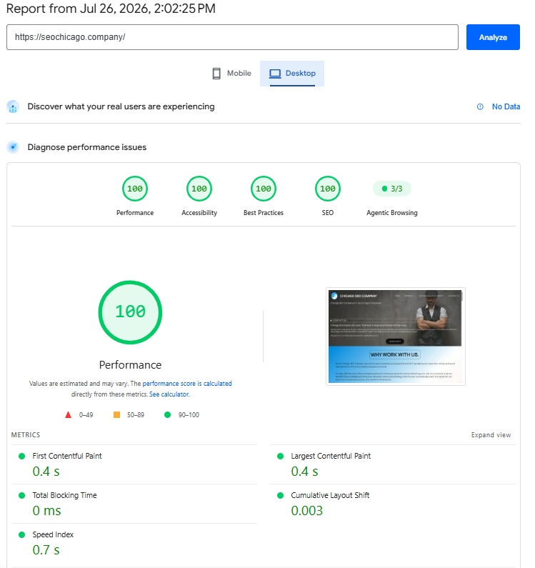 on page seo chicago